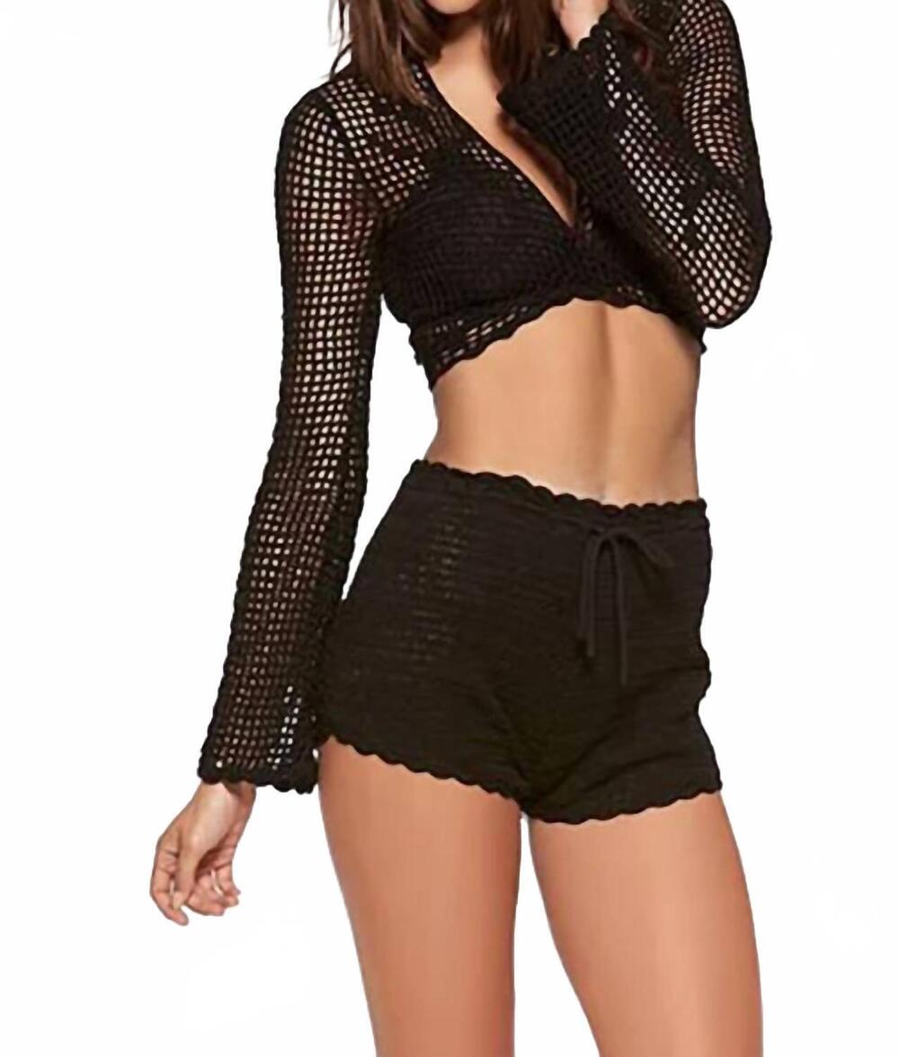 NEW L*SPACE maninikini wrap in black